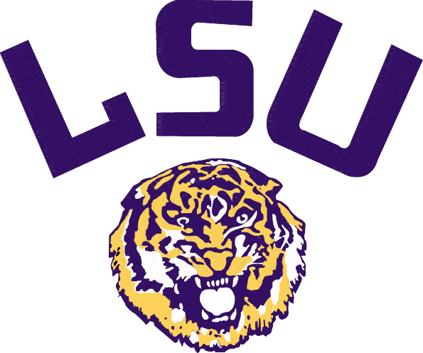 LSU Tigers 1977-1979 Secondary Logo vinyl decal